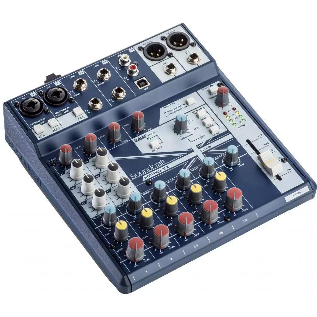 Микшерный пульт Soundcraft Notepad-8FX - 1 Микшерный пульт Soundcraft Notepad-8FX - 1