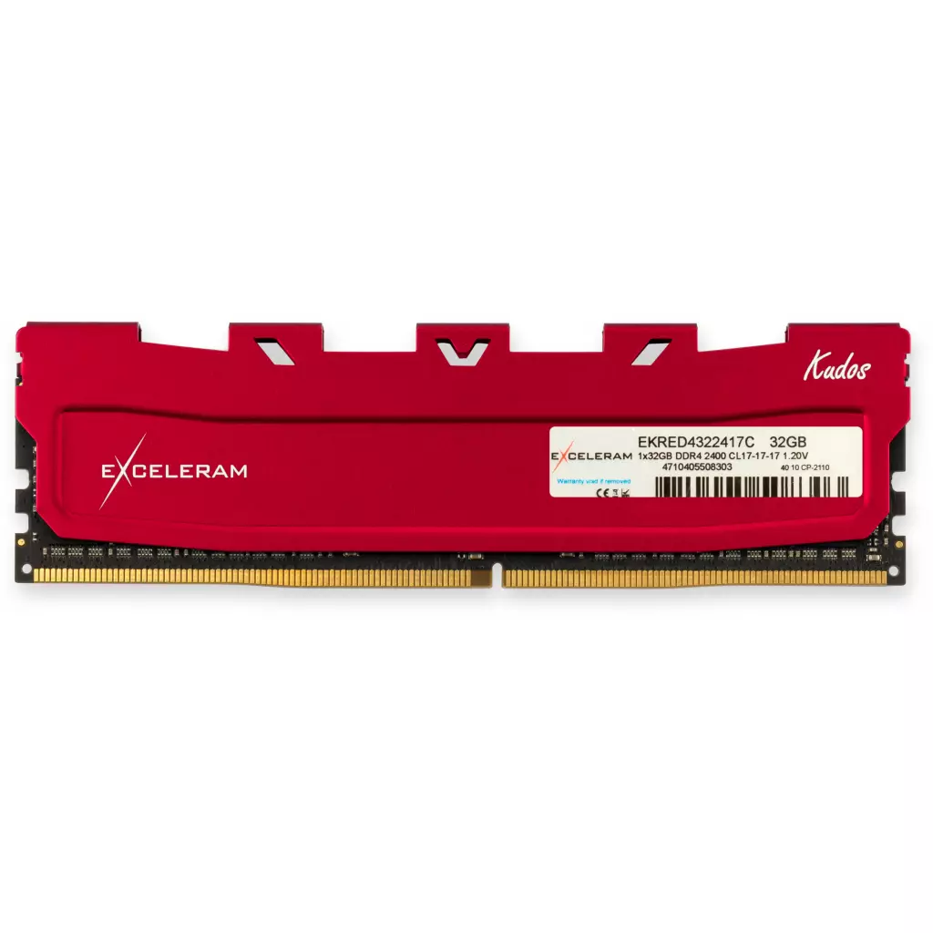 Модуль памяти для компьютера DDR4 32GB 2400 MHz Red Kudos eXceleram (EKRED4322417C)