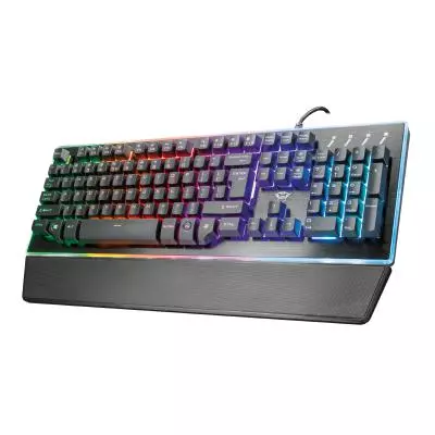 Клавиатура Trust GXT 860 Thura Semi-mech keyboard UKR (21839) - 3 Клавиатура Trust GXT 860 Thura Semi-mech keyboard UKR (21839) - 3