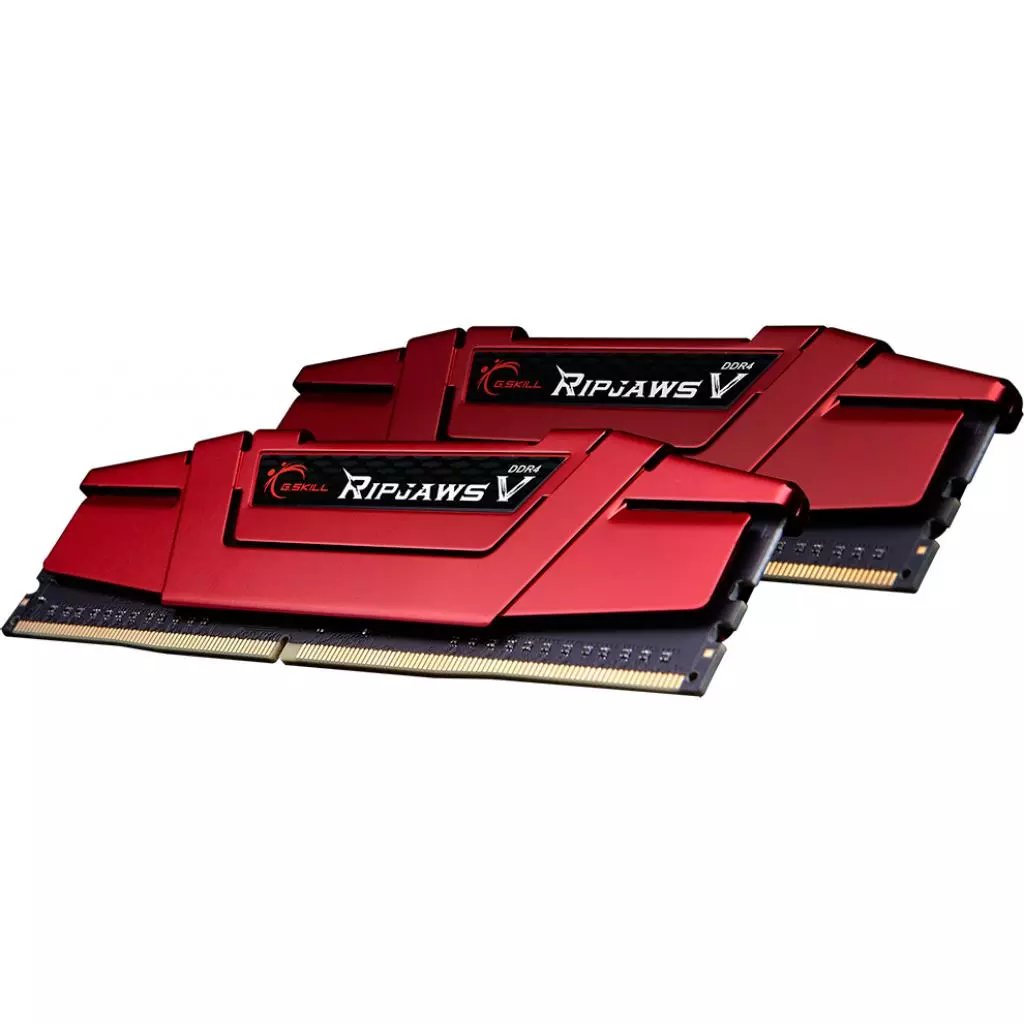 Модуль памяти для компьютера DDR4 32GB (2x16GB) 2666 MHz Ripjaws V Red G.Skill (F4-2666C19D-32GVR) - 1