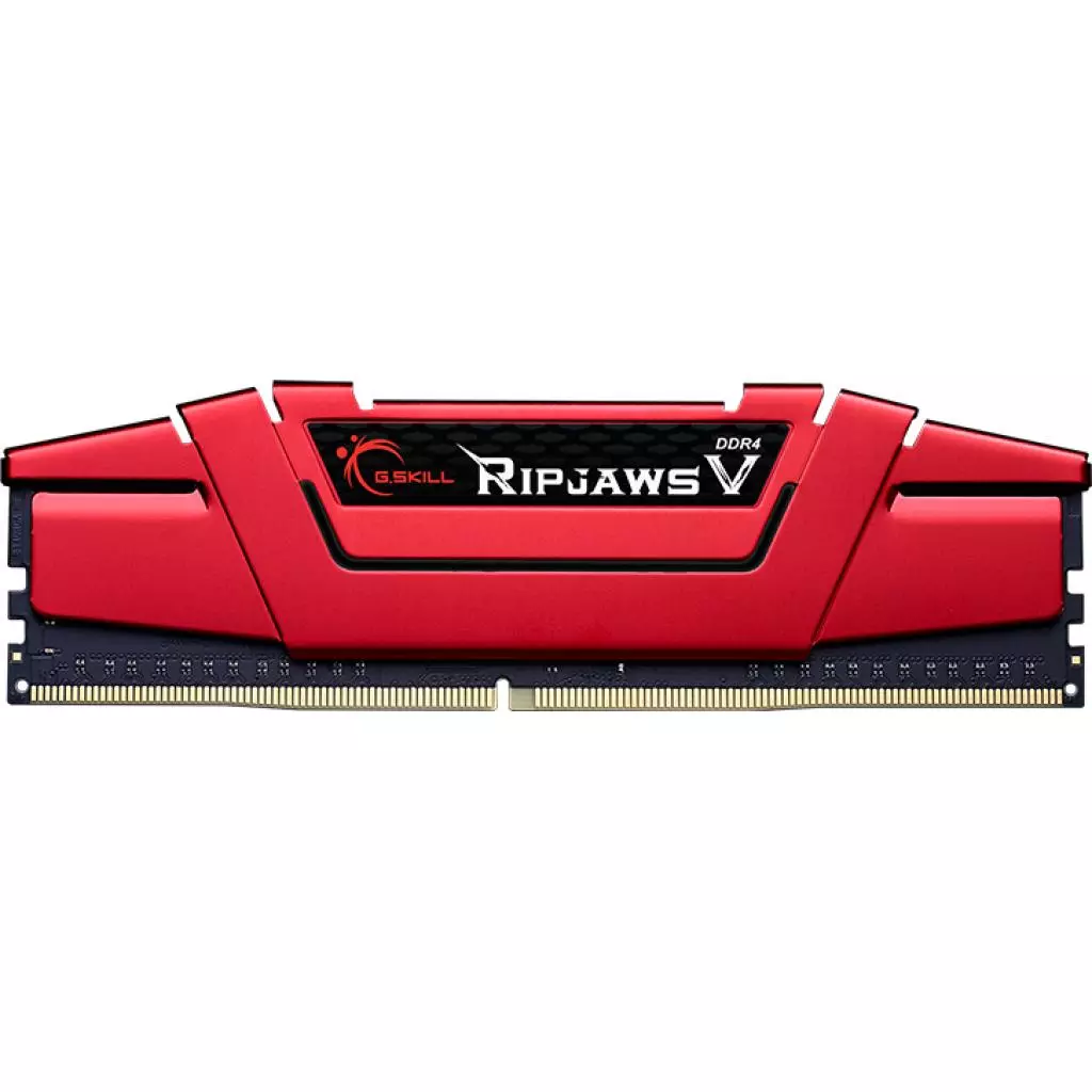 Модуль памяти для компьютера DDR4 32GB (2x16GB) 2666 MHz Ripjaws V Red G.Skill (F4-2666C19D-32GVR) - 2
