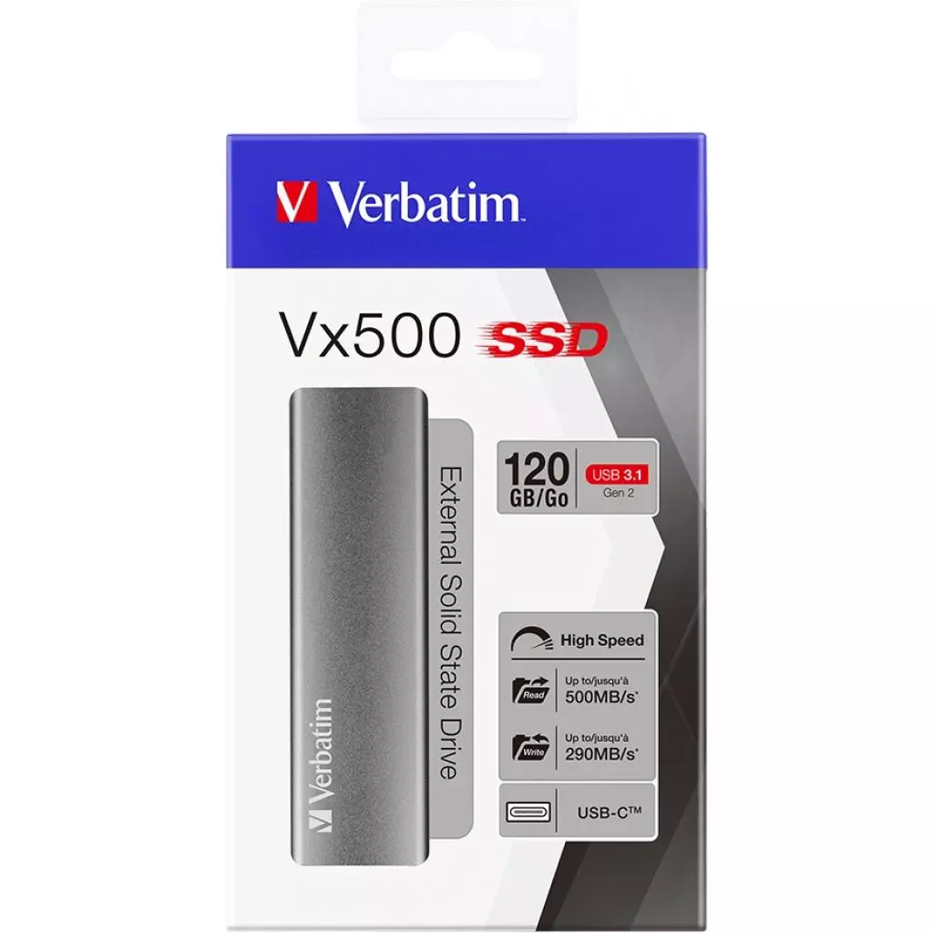 Накопитель SSD USB 3.1 120GB Verbatim (47441) - 2