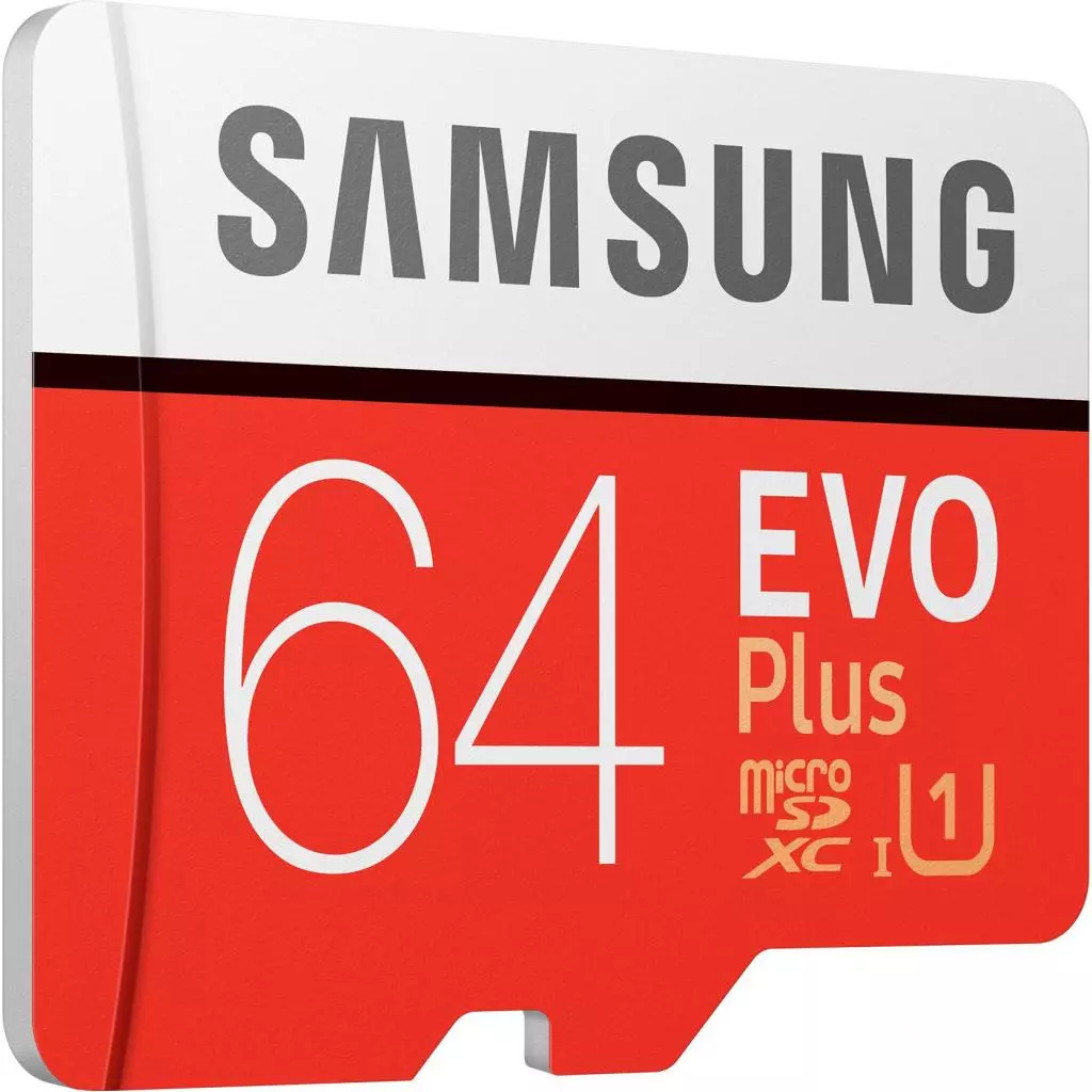 Карта памяти Samsung 64GB microSDXC class 10 UHS-I U1 Evo Plus V2 (MB-MC64HA/RU) - 2 Карта памяти Samsung 64GB microSDXC class 10 UHS-I U1 Evo Plus V2 (MB-MC64HA/RU) - 2
