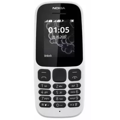 Мобильный телефон Nokia 105 DS New White (A00028316)