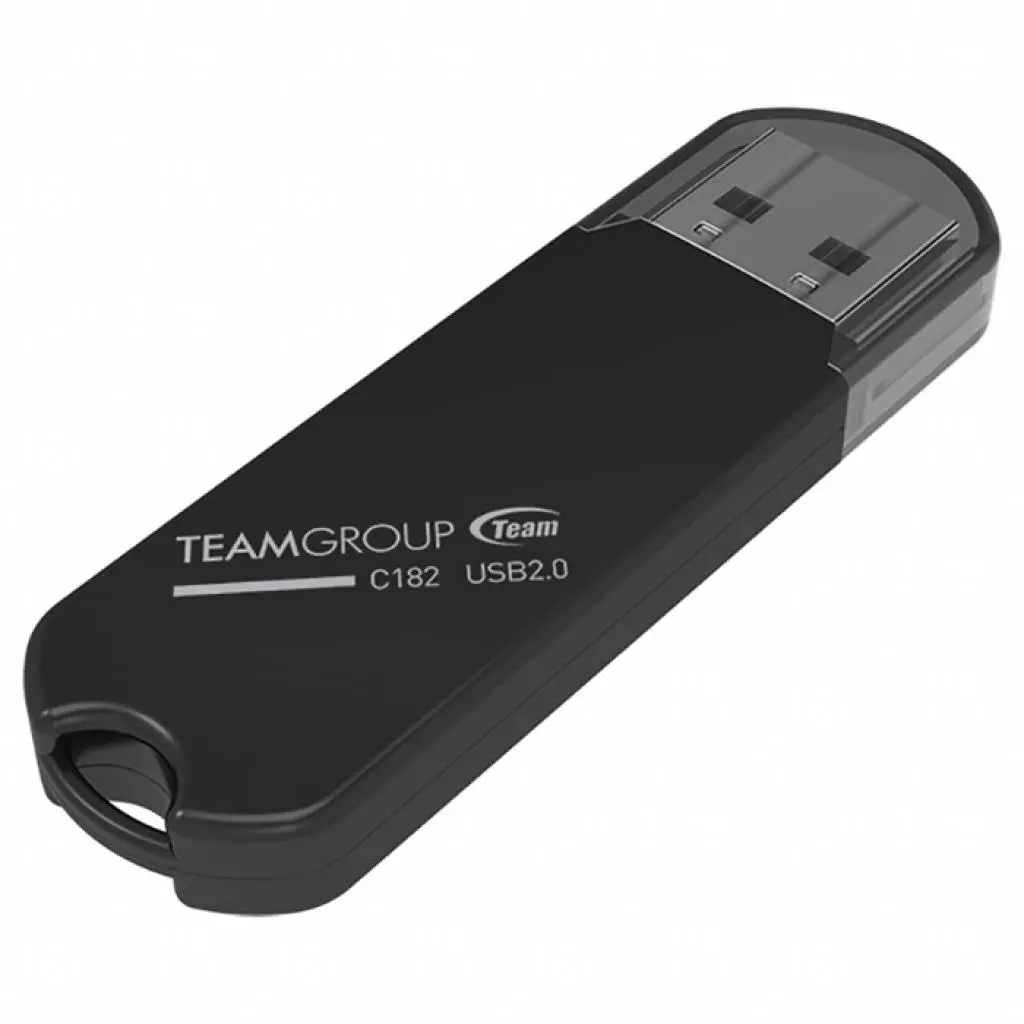 USB флеш накопитель Team 32GB C182 Black USB 2.0 (TC18232GB01) - 1