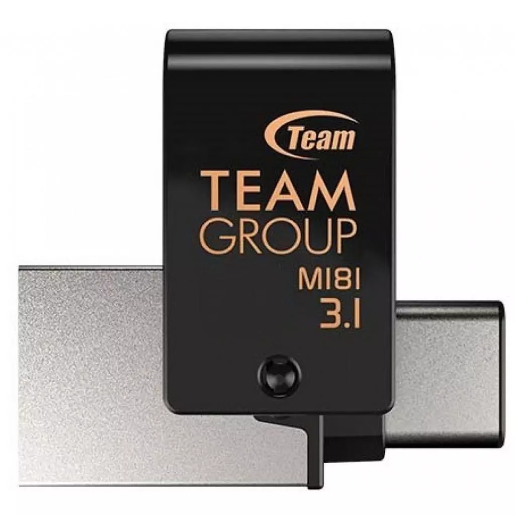 USB флеш накопитель Team 128GB M181 Black USB 3.1/Type-C (TM1813128GB01) - 2 USB флеш накопитель Team 128GB M181 Black USB 3.1/Type-C (TM1813128GB01) - 2
