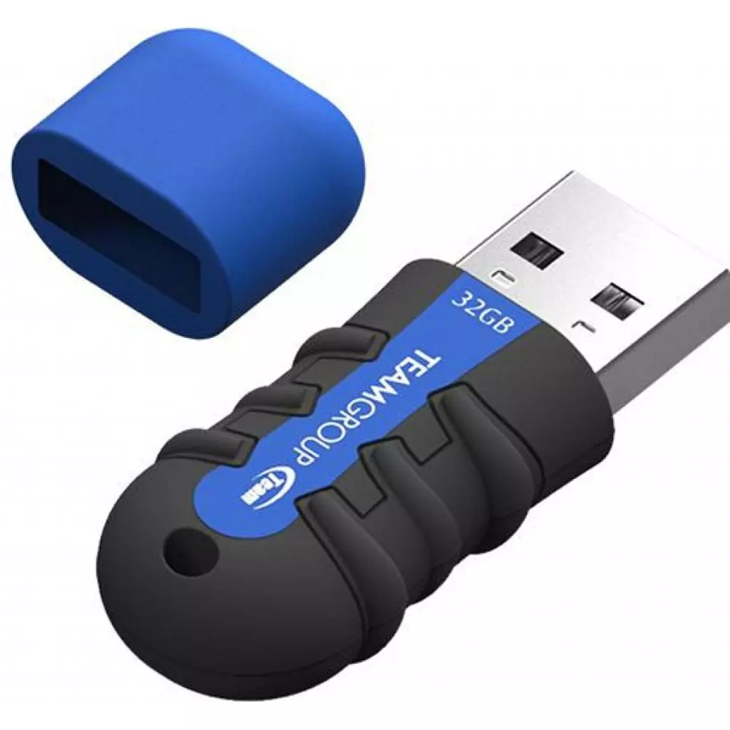 USB флеш накопитель Team 32GB T181 Blue USB 2.0 (TT18132GC01) - 2