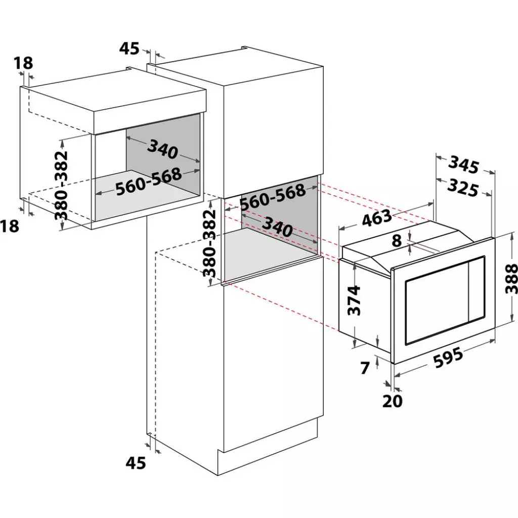 Микроволновая печь Indesit MWI122.2X - 1