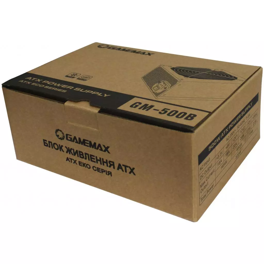 Блок питания Gamemax 500W (GM-500B) - 4 Блок питания Gamemax 500W (GM-500B) - 4