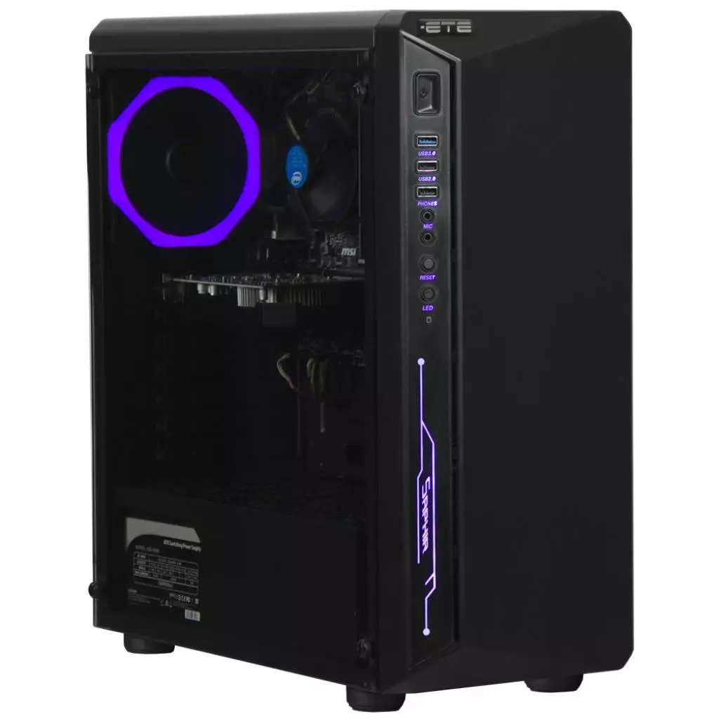 Компьютер Ete GAME WONDER / i3-9100F (HB.I9100F.810.12SSD.GTX1650.SPH500.BN) - 1 Компьютер Ete GAME WONDER / i3-9100F (HB.I9100F.810.12SSD.GTX1650.SPH500.BN) - 1