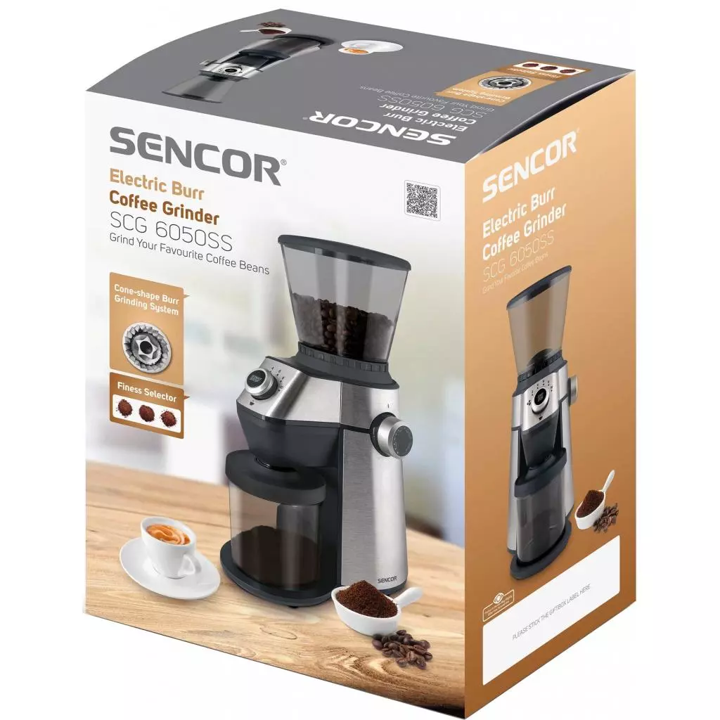 Кофемолка Sencor SCG 6050 SS (SCG6050SS) - 6 Кофемолка Sencor SCG 6050 SS (SCG6050SS) - 6