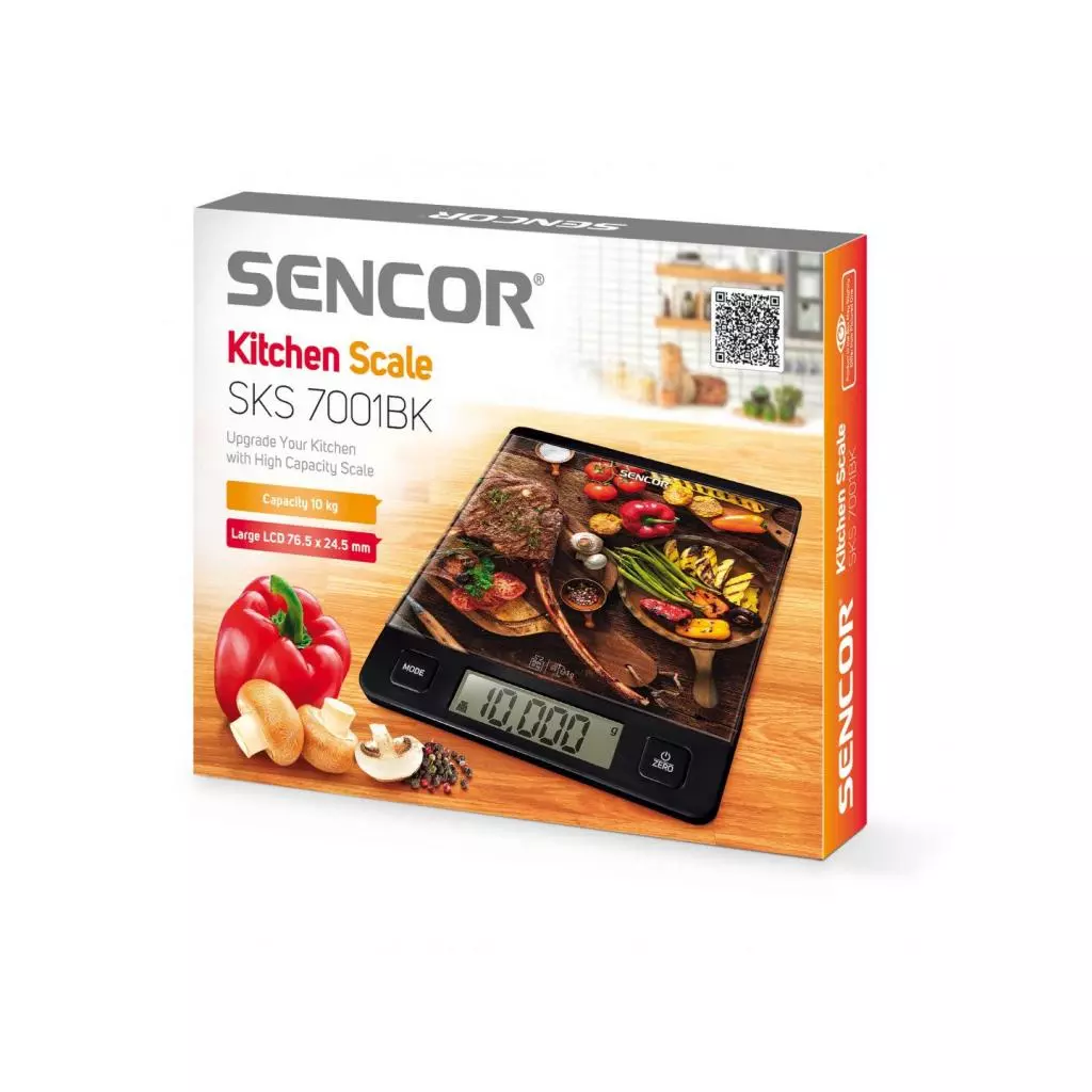 Весы кухонные Sencor SKS 7001 BK (SKS7001BK) - 5