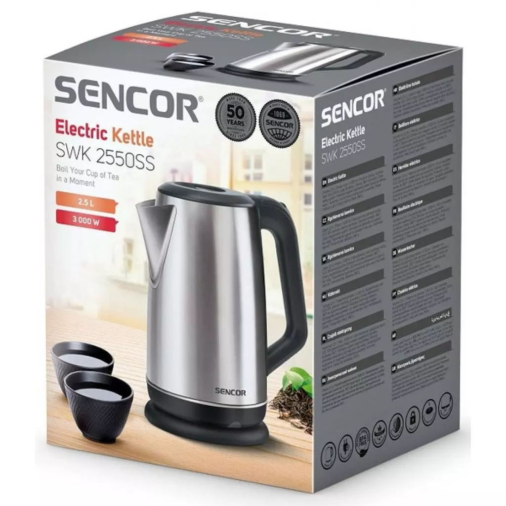 Электрочайник Sencor SWK 2550 SS (SWK2550SS) - 5