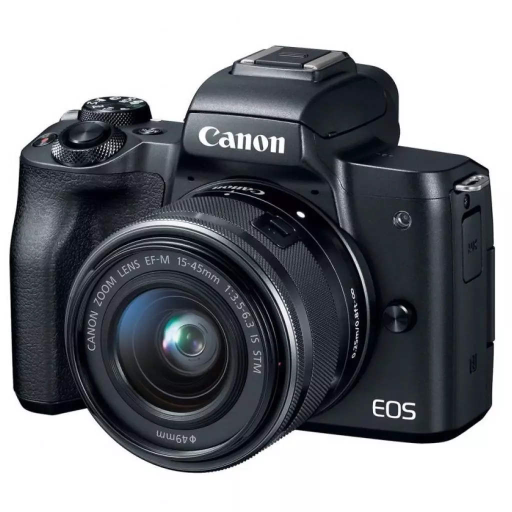 Цифровой фотоаппарат Canon EOS M50 + 15-45 IS STM + 22 STM Double Kit Black (2680C055)