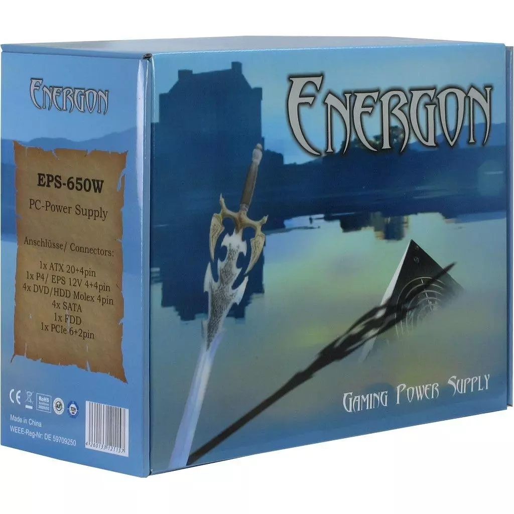 Блок питания Inter-Tech 650W (EPS-650W) - 2