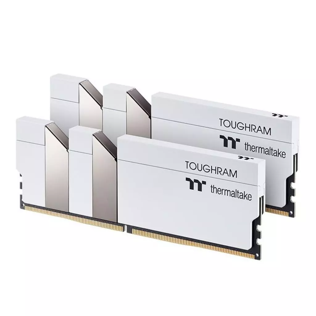 Модуль памяти для компьютера DDR4 16GB (2x8GB) 3200 MHz Toughram White ThermalTake (R020D408GX2-3200C16A) - 5 Модуль памяти для компьютера DDR4 16GB (2x8GB) 3200 MHz Toughram White ThermalTake (R020D408GX2-3200C16A) - 5