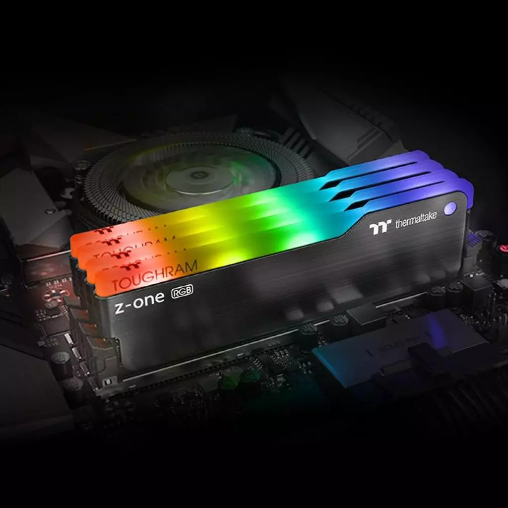 Модуль памяти для компьютера DDR4 16GB (2x8GB) 3200 MHz Toughram Z-One RGB ThermalTake (R019D408GX2-3200C16A) - 1 Модуль памяти для компьютера DDR4 16GB (2x8GB) 3200 MHz Toughram Z-One RGB ThermalTake (R019D408GX2-3200C16A) - 1