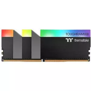 Модуль памяти для компьютера DDR4 16GB (2x8GB) 3600 MHz Toughram Black RGB ThermalTake (R009D408GX2-3600C18B)