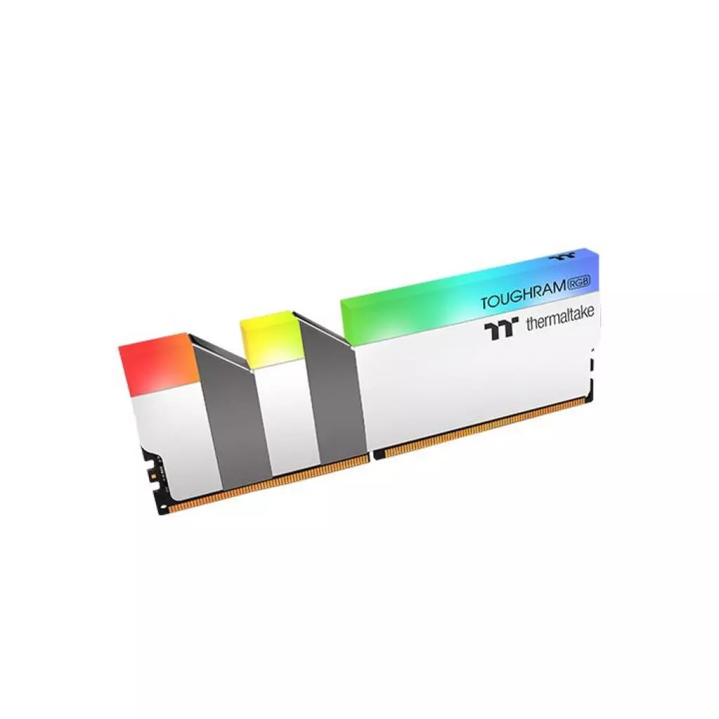 Модуль памяти для компьютера DDR4 16GB (2x8GB) 3600 MHz Toughram White RGB ThermalTake (R022D408GX2-3600C18A) - 4