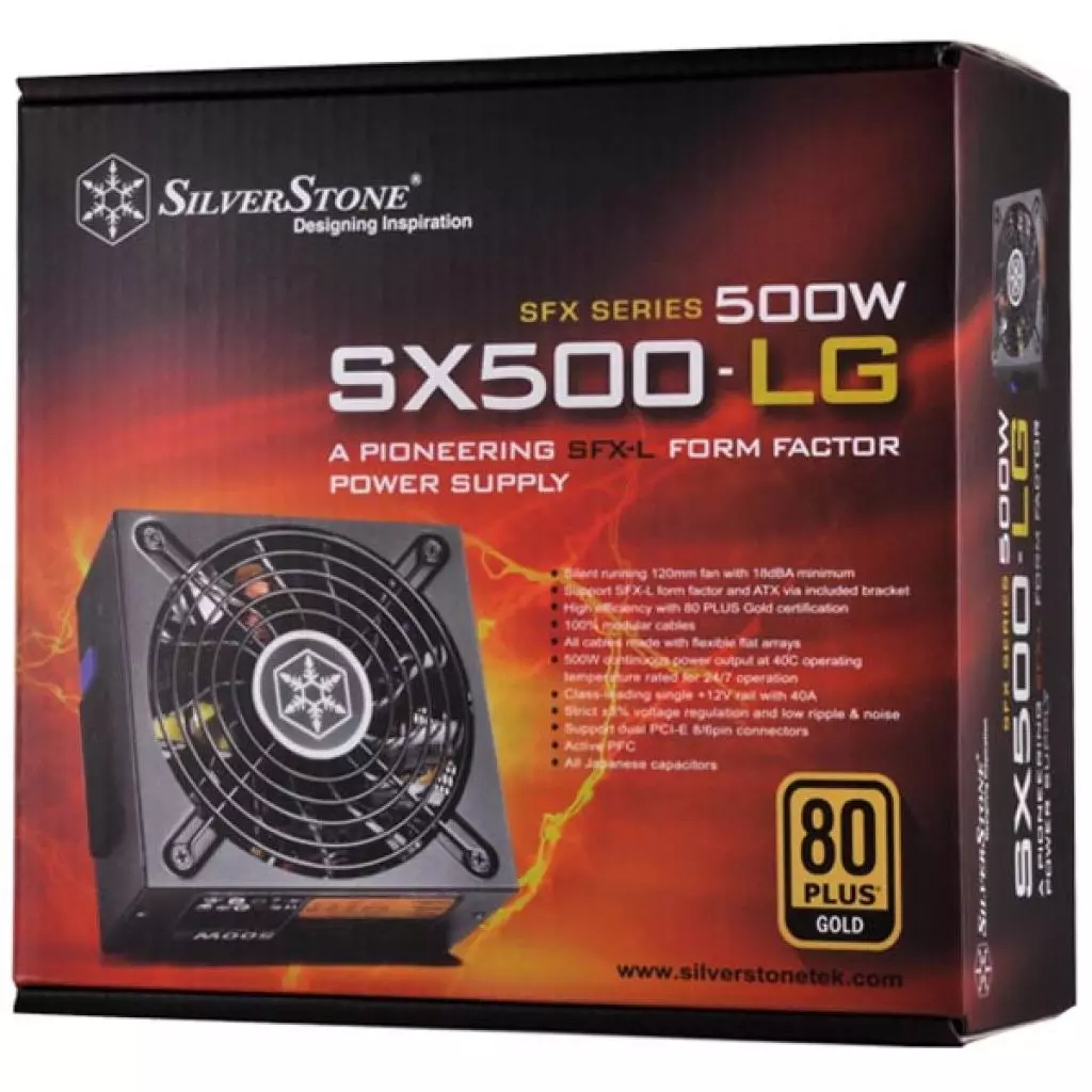 Блок питания Silver Stone 500W STRIDER SX500-LG (SST-SX500-LG) - 6