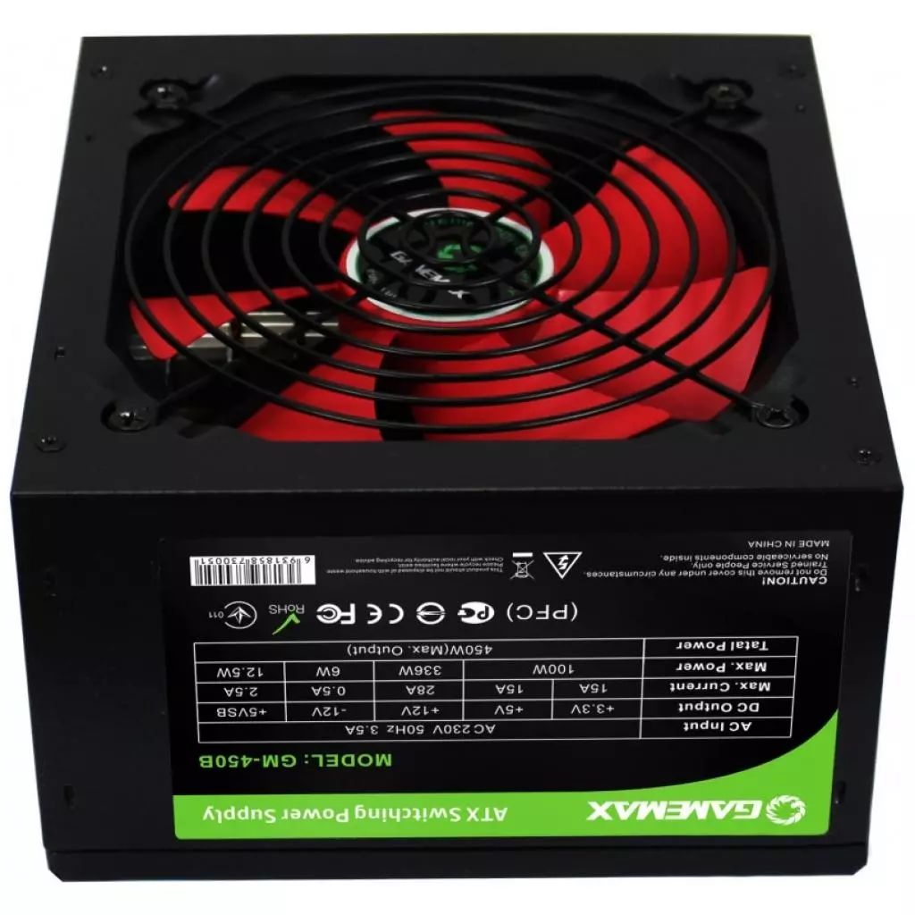 Блок питания Gamemax 450W (GM-450B) - 1