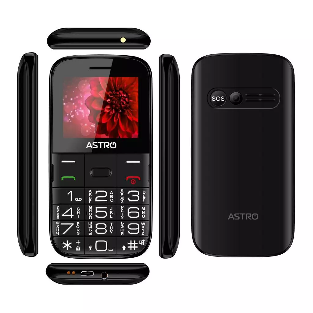 Мобильный телефон Astro A241 Black - 2