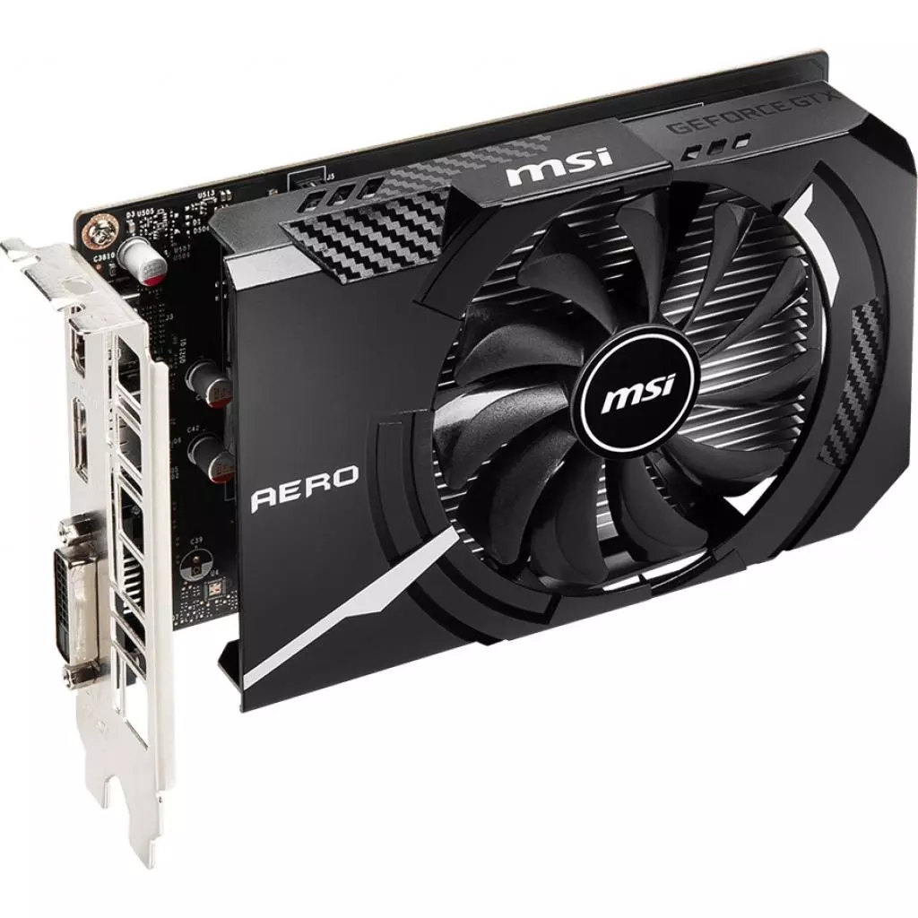 Видеокарта MSI GeForce GTX1650 4096Mb D6 AERO ITX OC (GTX 1650 D6 AERO ITX OC) - 3