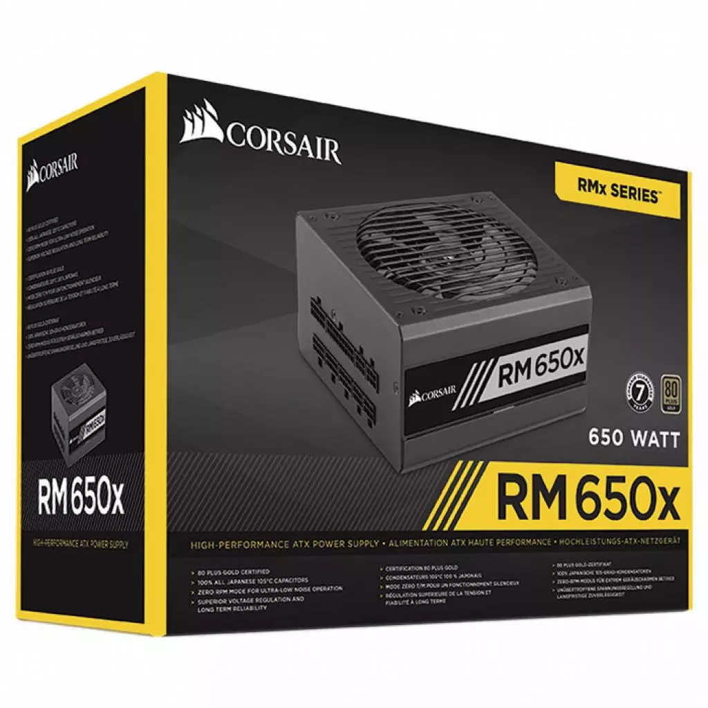 Блок питания Corsair 650W RM650X (CP-9020178-EU) - 7 Блок питания Corsair 650W RM650X (CP-9020178-EU) - 7