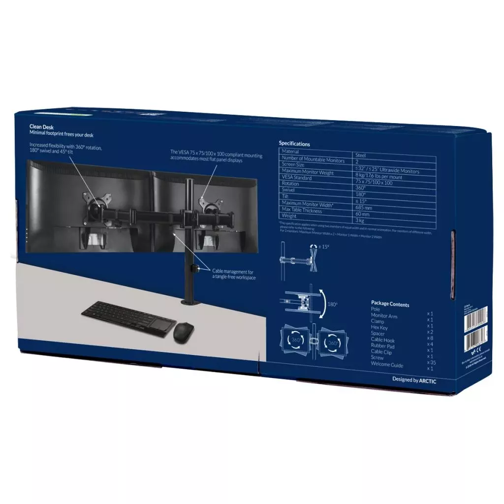 Кронштейн Arctic Z2 Basic (AEMNT00040A) - 8