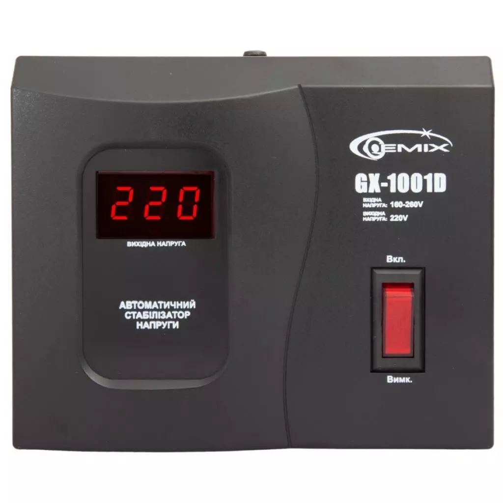 Стабилизатор Gemix GX-1001D - 1 Стабилизатор Gemix GX-1001D - 1