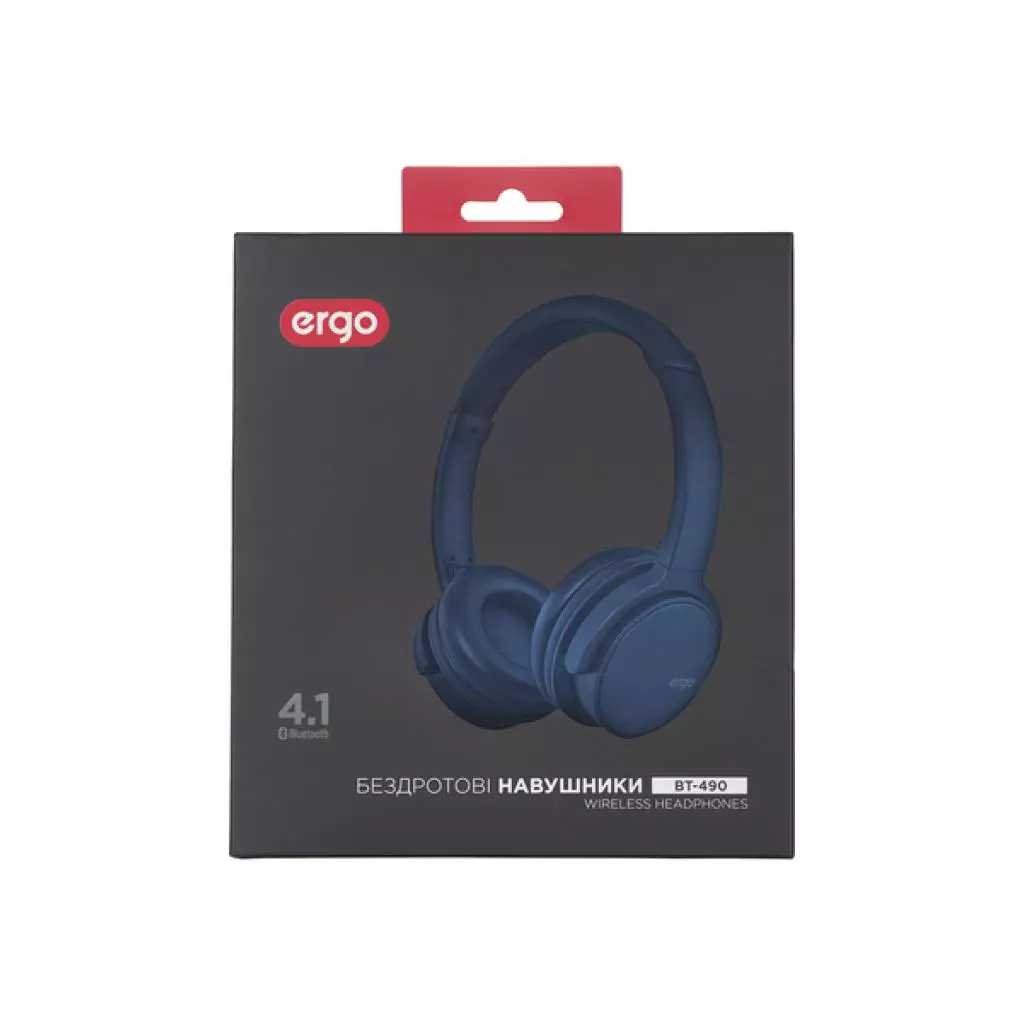 Наушники Ergo BT-490 Blue - 5