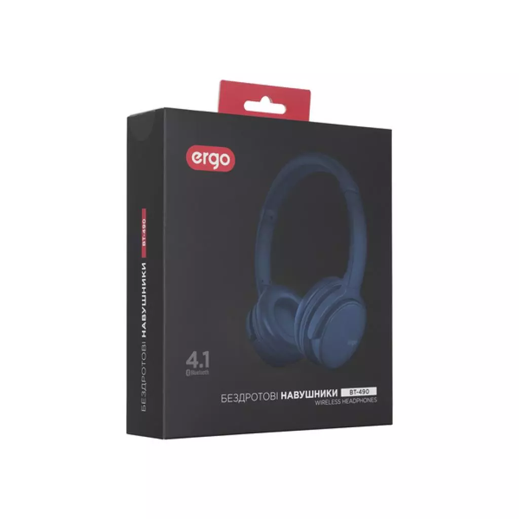 Наушники Ergo BT-490 Blue - 6