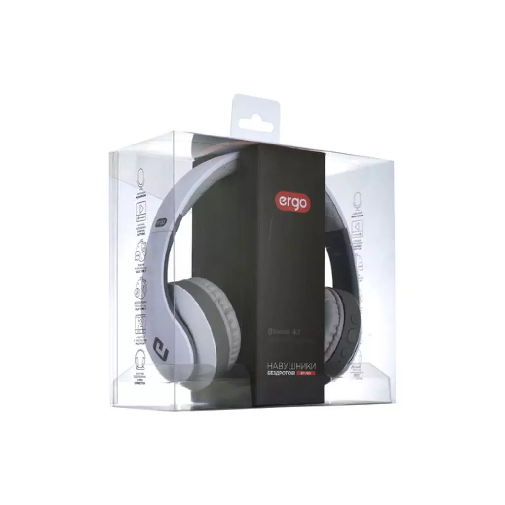 Наушники Ergo BT-790 Grey - 4 Наушники Ergo BT-790 Grey - 4