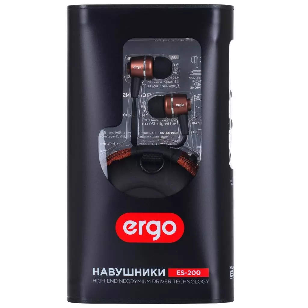 Наушники Ergo ES-200 Bronze - 7 Наушники Ergo ES-200 Bronze - 7
