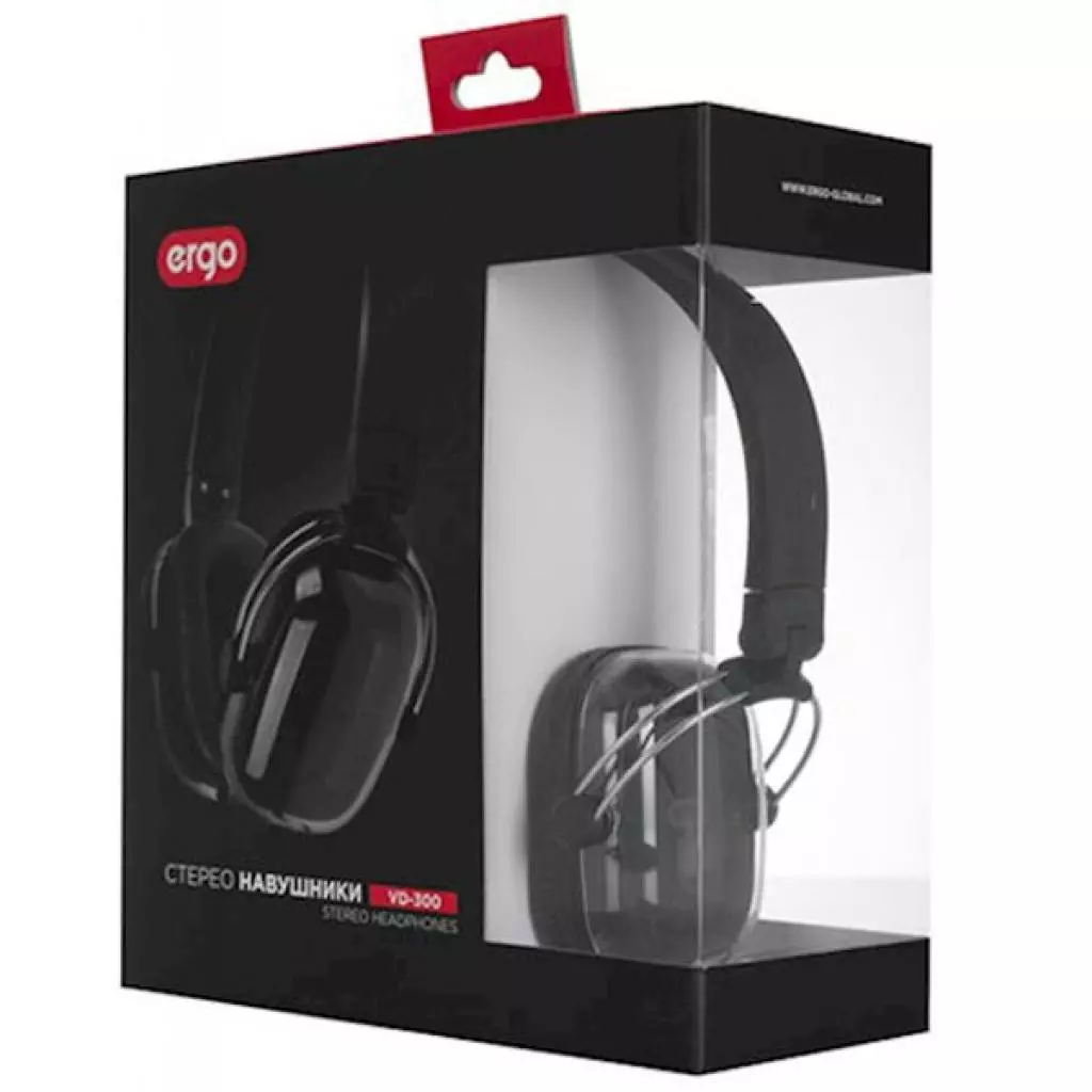 Наушники Ergo VD-300 Black (SM-HD300) - 3 Наушники Ergo VD-300 Black (SM-HD300) - 3