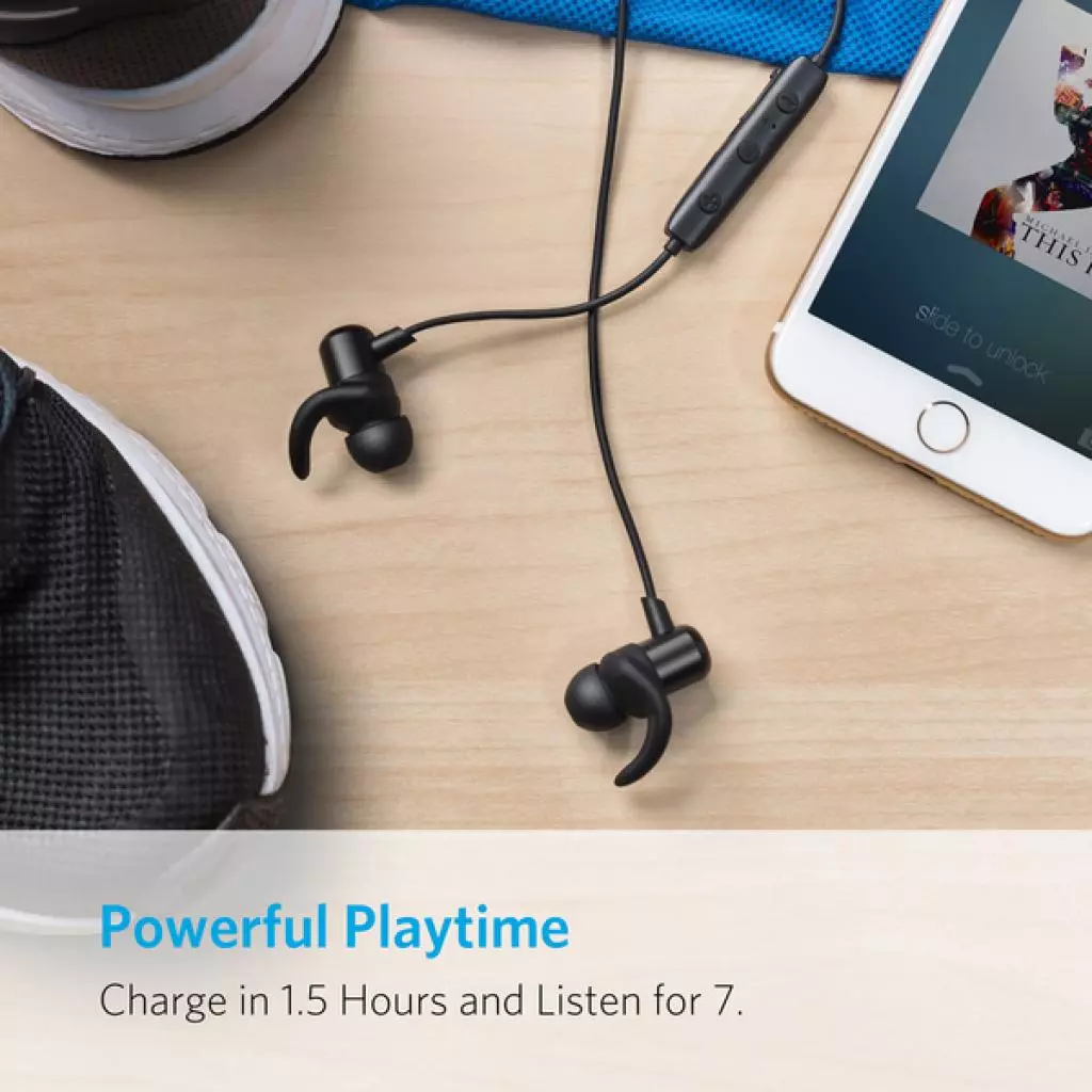 Наушники Anker SoundBuds Slim Black (A3235H11) - 3 Наушники Anker SoundBuds Slim Black (A3235H11) - 3