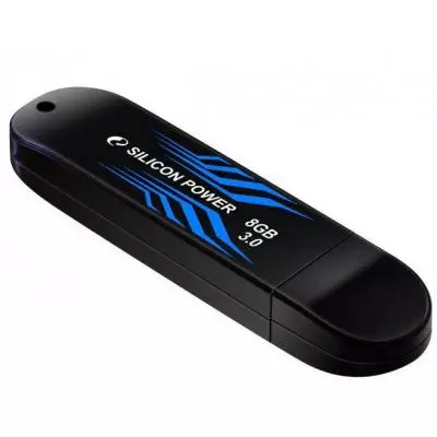 USB флеш накопитель Silicon Power 8GB BLAZE B10 (SP008GBUF3B10V1B) - 2