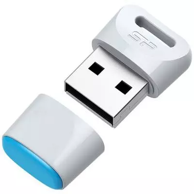 USB флеш накопитель Silicon Power 8GB Touch T06 USB 2.0 (SP008GBUF2T06V1W) - 3