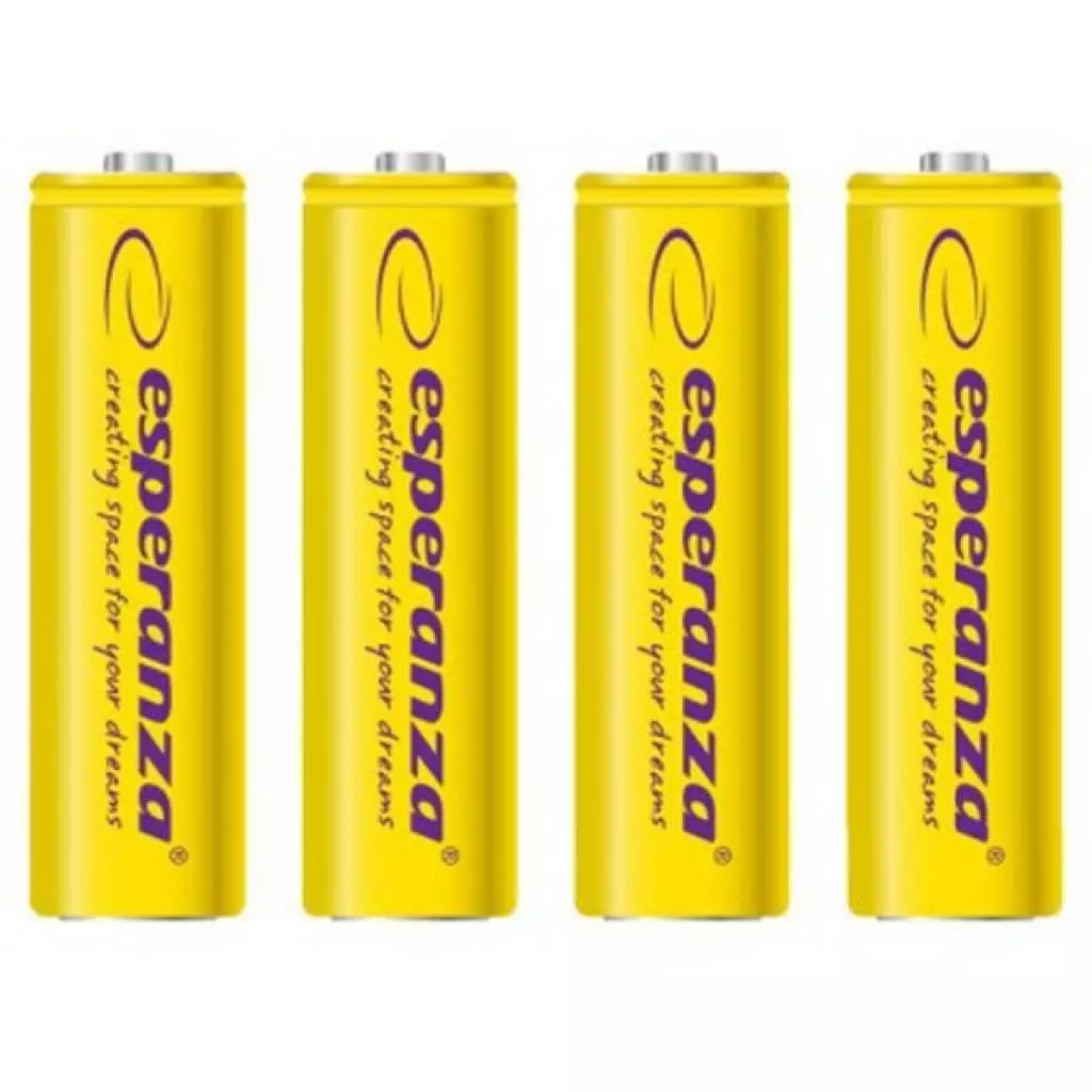 Аккумулятор Esperanza AA 2000mAh Ni-MH * 4 yellow (EZA104Y)