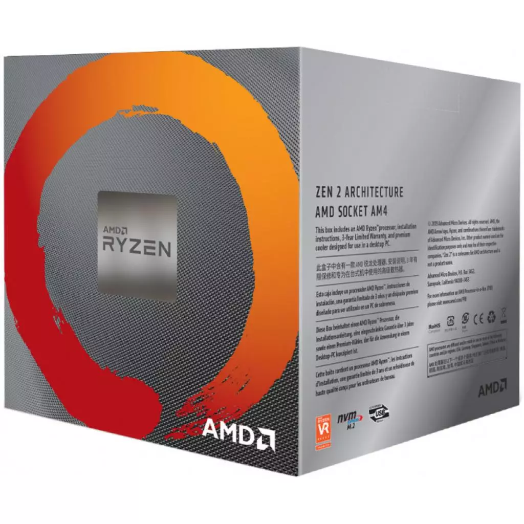 Процессор AMD Ryzen 7 3800XT (100-100000279WOF) - 1 Процессор AMD Ryzen 7 3800XT (100-100000279WOF) - 1