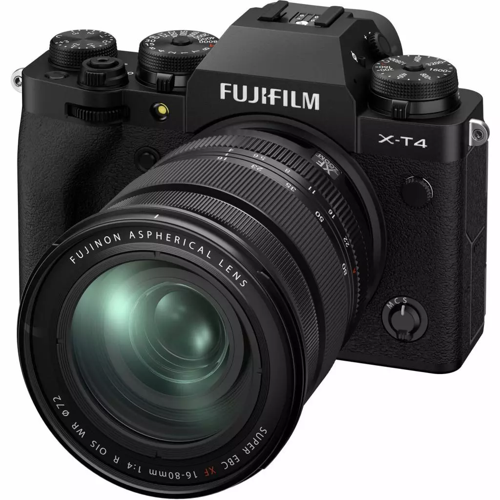 Цифровой фотоаппарат Fujifilm X-T4 + XF 16-80 F4 Kit Black (16651277) - 4
