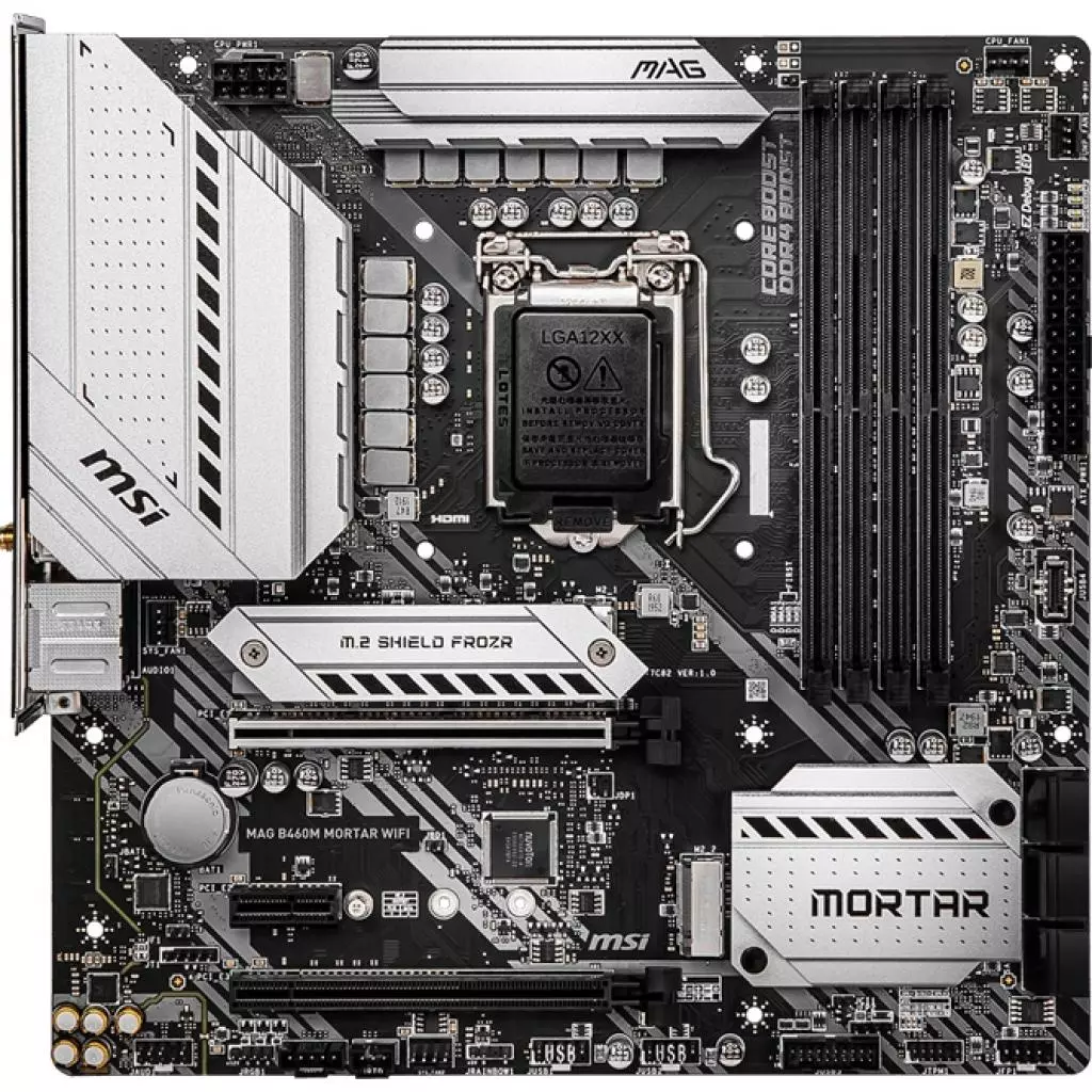 Материнская плата MSI MAG B460M MORTAR WIFI - 1 Материнская плата MSI MAG B460M MORTAR WIFI - 1