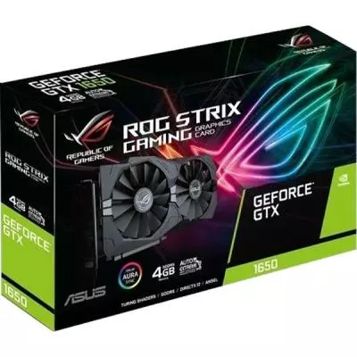 Видеокарта ASUS GeForce GTX1650 4096Mb ROG STRIX GAMING (ROG-STRIX-GTX1650-4G-GAMING) - 6 Видеокарта ASUS GeForce GTX1650 4096Mb ROG STRIX GAMING (ROG-STRIX-GTX1650-4G-GAMING) - 6