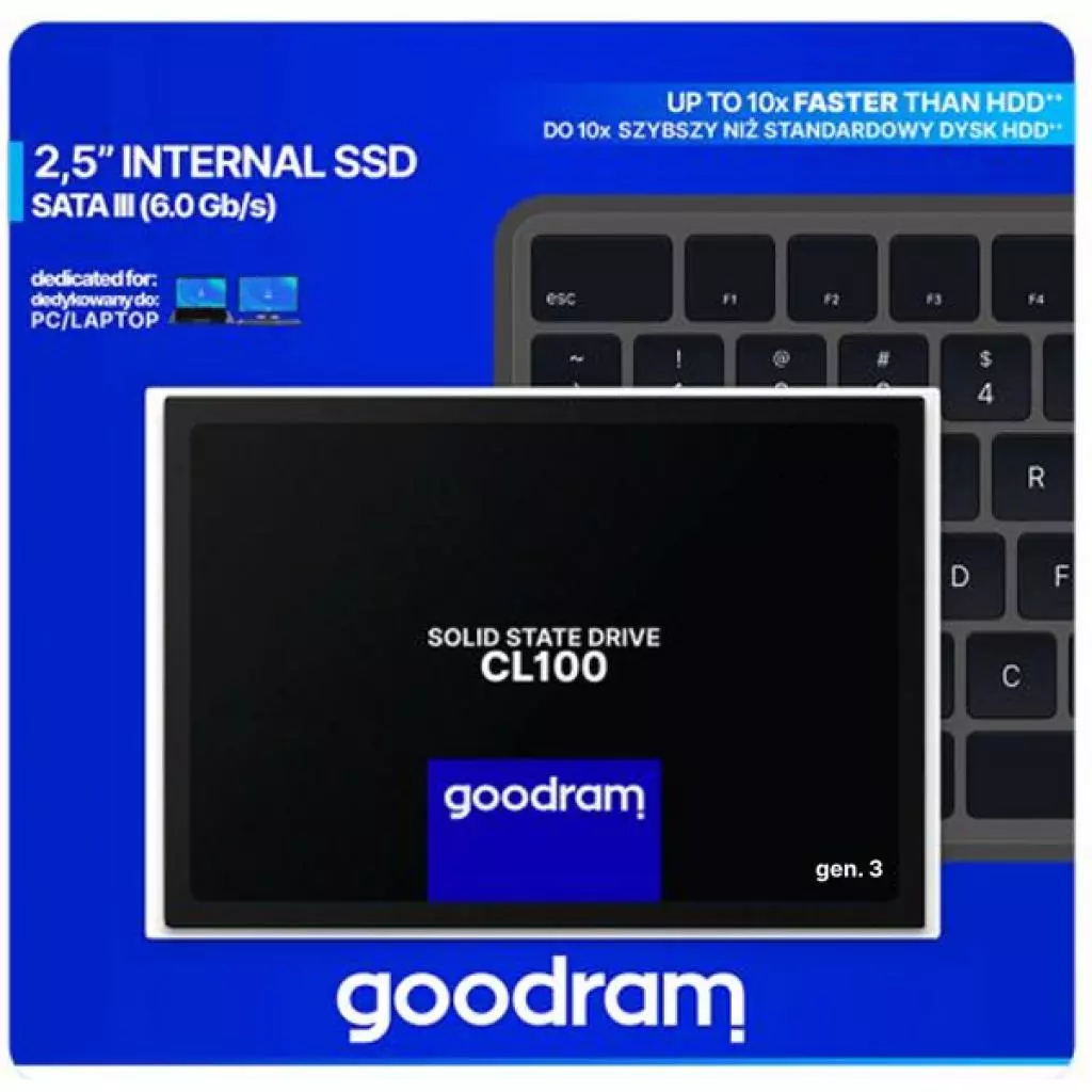 Накопитель SSD 2.5" 120GB Goodram (SSDPR-CL100-120-G3) - 3 Накопитель SSD 2.5" 120GB Goodram (SSDPR-CL100-120-G3) - 3
