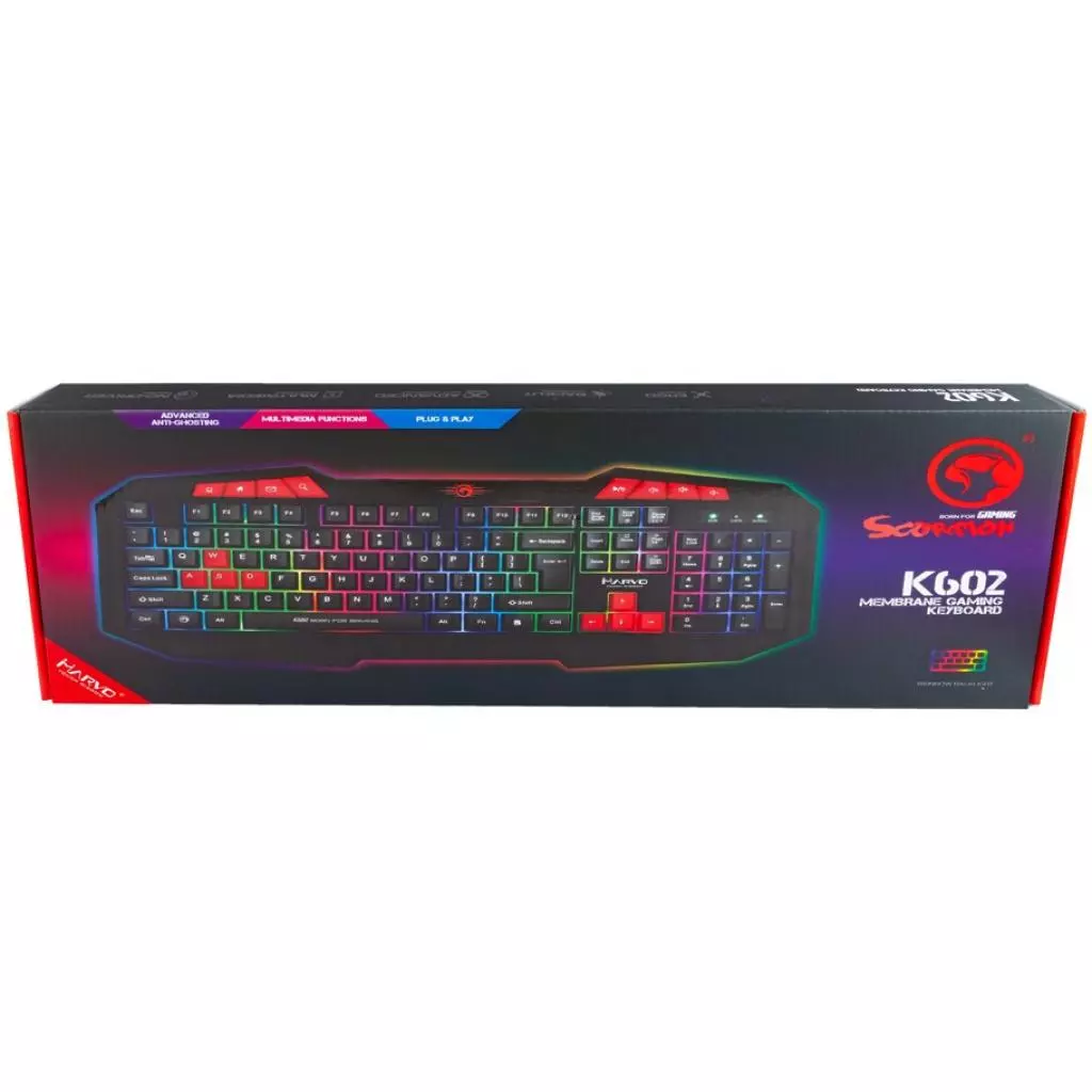 Клавиатура Marvo K602 Multi-LED (K602) - 7