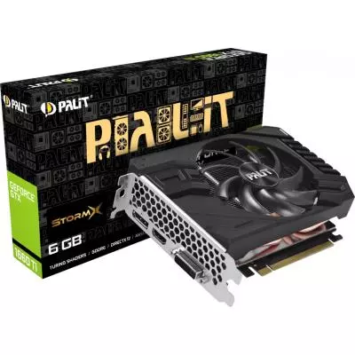 Видеокарта PALIT GTX1660Ti STORMX OC 6G GDDR6 (NE6166TS18J9-161F) - 7