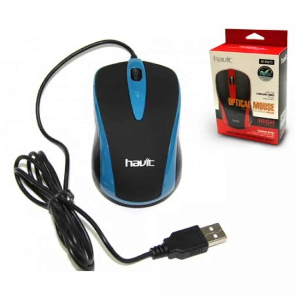 Мышка Havit HV-MS675 USB blue (22832) - 2 Мышка Havit HV-MS675 USB blue (22832) - 2
