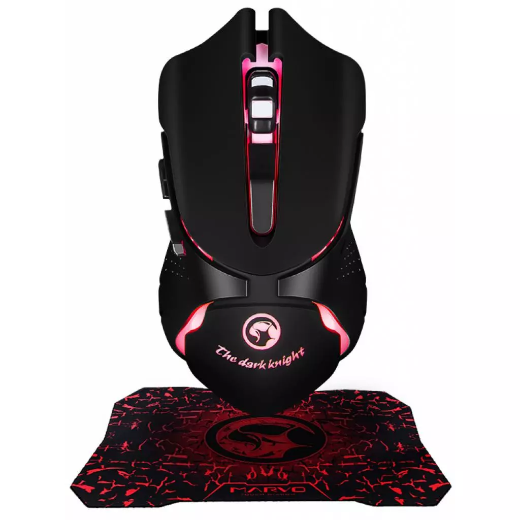 Мышка Marvo M309+G1 USB Black (M309+G1) - 3