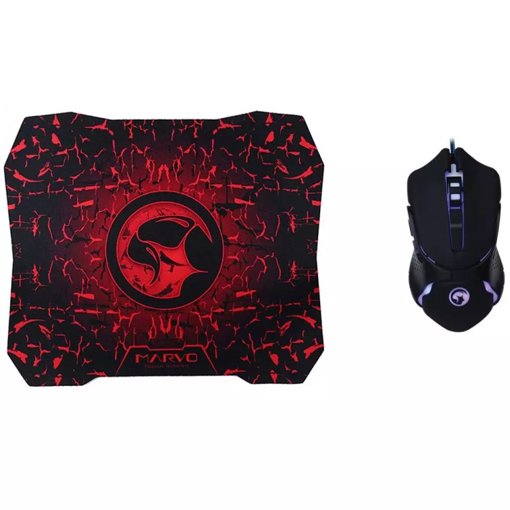 Мышка Marvo M309+G1 USB Black (M309+G1) - 6