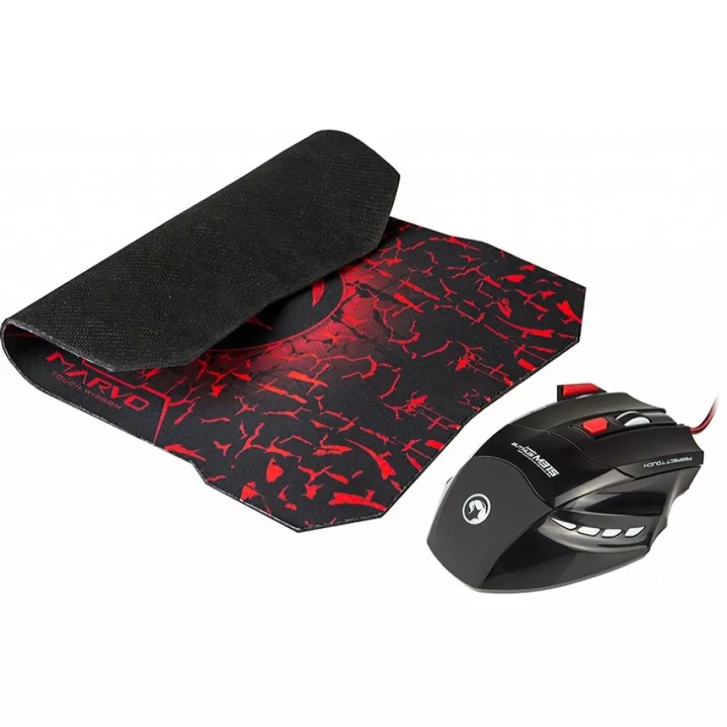 Мышка Marvo M315+G1 USB Black (M315+G1) - 4